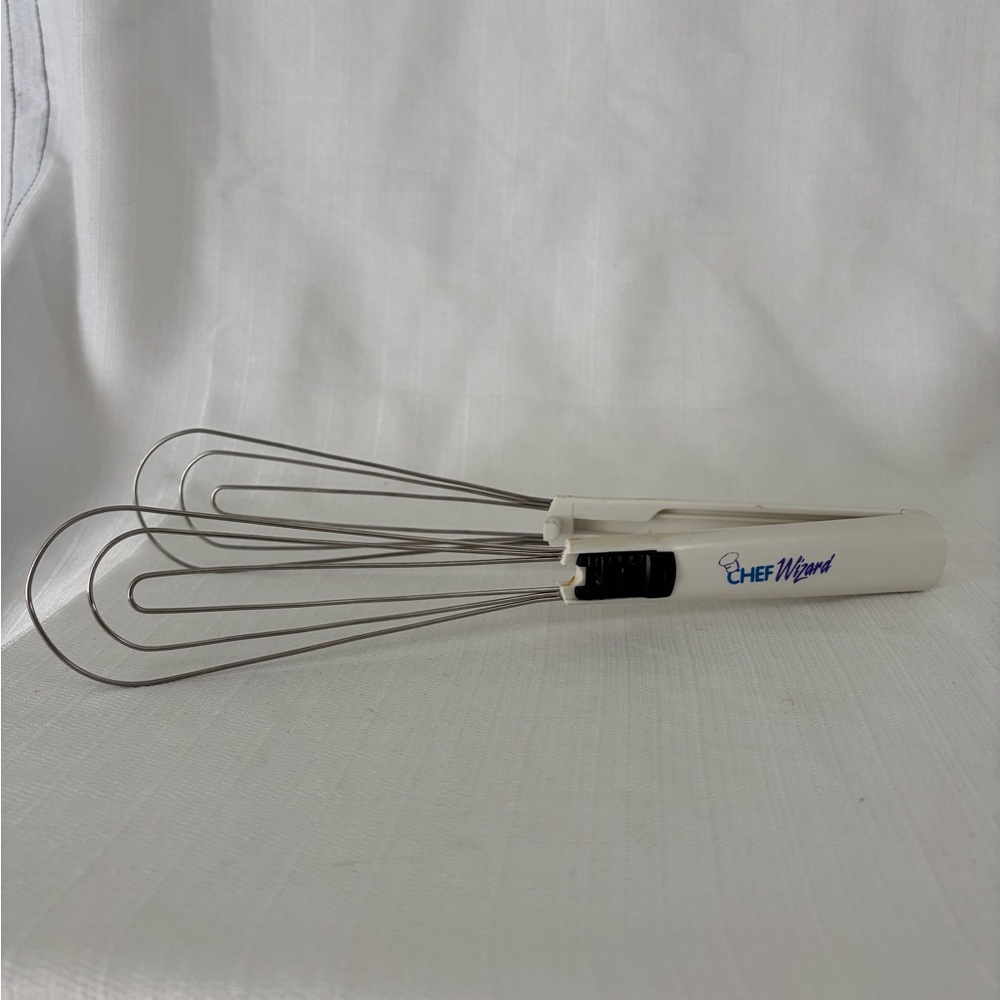 Chef Wizard 12” 6-in-1 Locking Whisk Tongs Kitchen Gadget (F121)✨